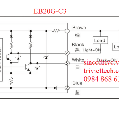 Cảm biến màu Aotoro EB20G-C3 17 EB20G5