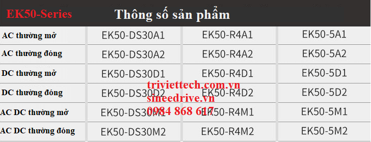 Cảm biến Aotoro EK50-5A2 20 Cảm biến Aotoro EK50-5A2
