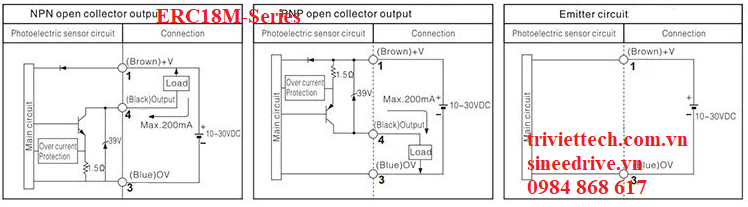 Cảm biến Aotoro ERC18M-DS30B1 19 Cảm biến Aotoro ERC18M series