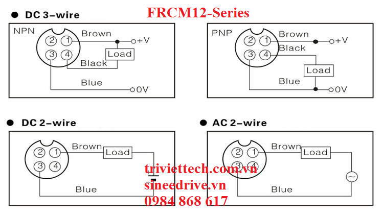 Cảm biến Aotoro FRCM12-4DN 20 Cảm biến Aotoro FRCM12 series