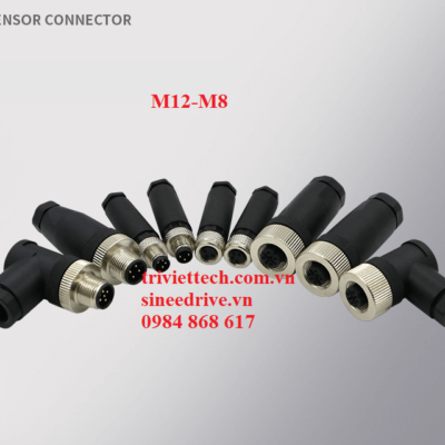 Đầu nối điện cảm biến M8 3 chân