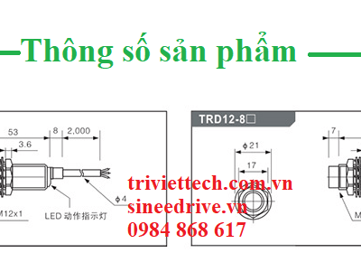 Cảm biến Aotoro TRD12-4DN 17 TRD12 1 1