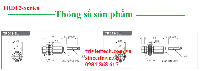 Cảm biến Aotoro TRD12-4DN 10 TRD12 1 1