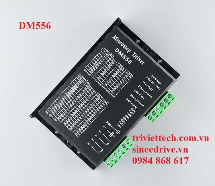 Driver điều khiển động cơ bước DM556 25 Driver điều khiển động cơ bước DM556