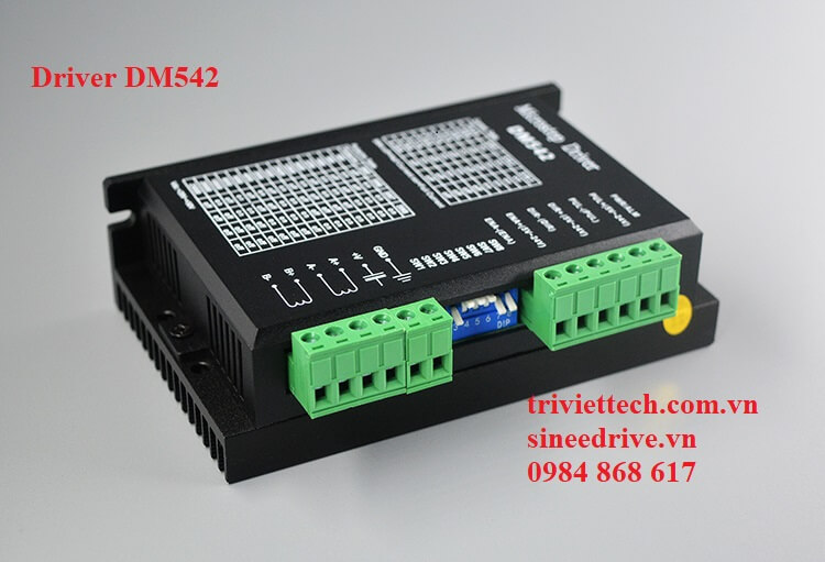 Driver điều khiển động cơ bước DM542 21 Driver điều khiển động cơ bước DM542