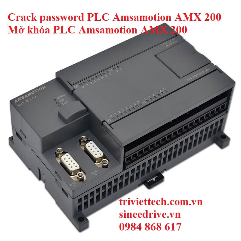 Unlock/Crack password PLC Amsamotion AMX200 3 Unlock/Crack password PLC Amsamotion AMX200