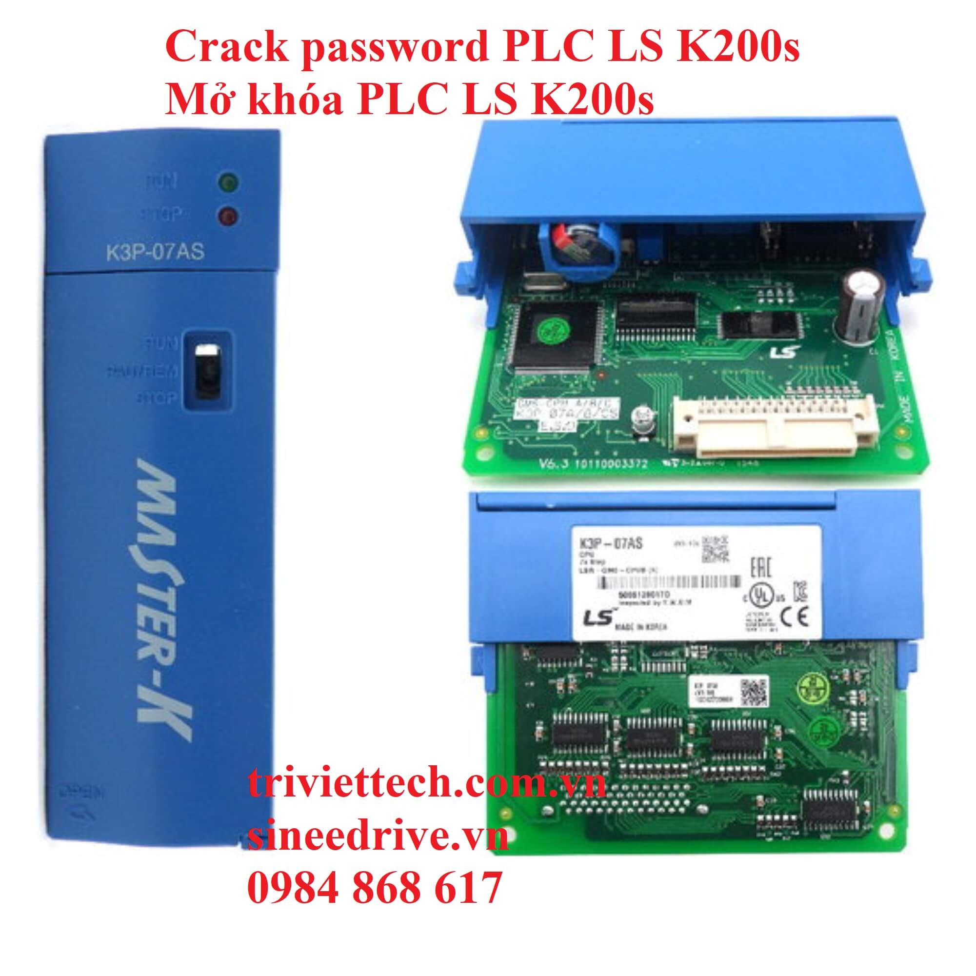 Unlock/Crack password PLC LS K200s