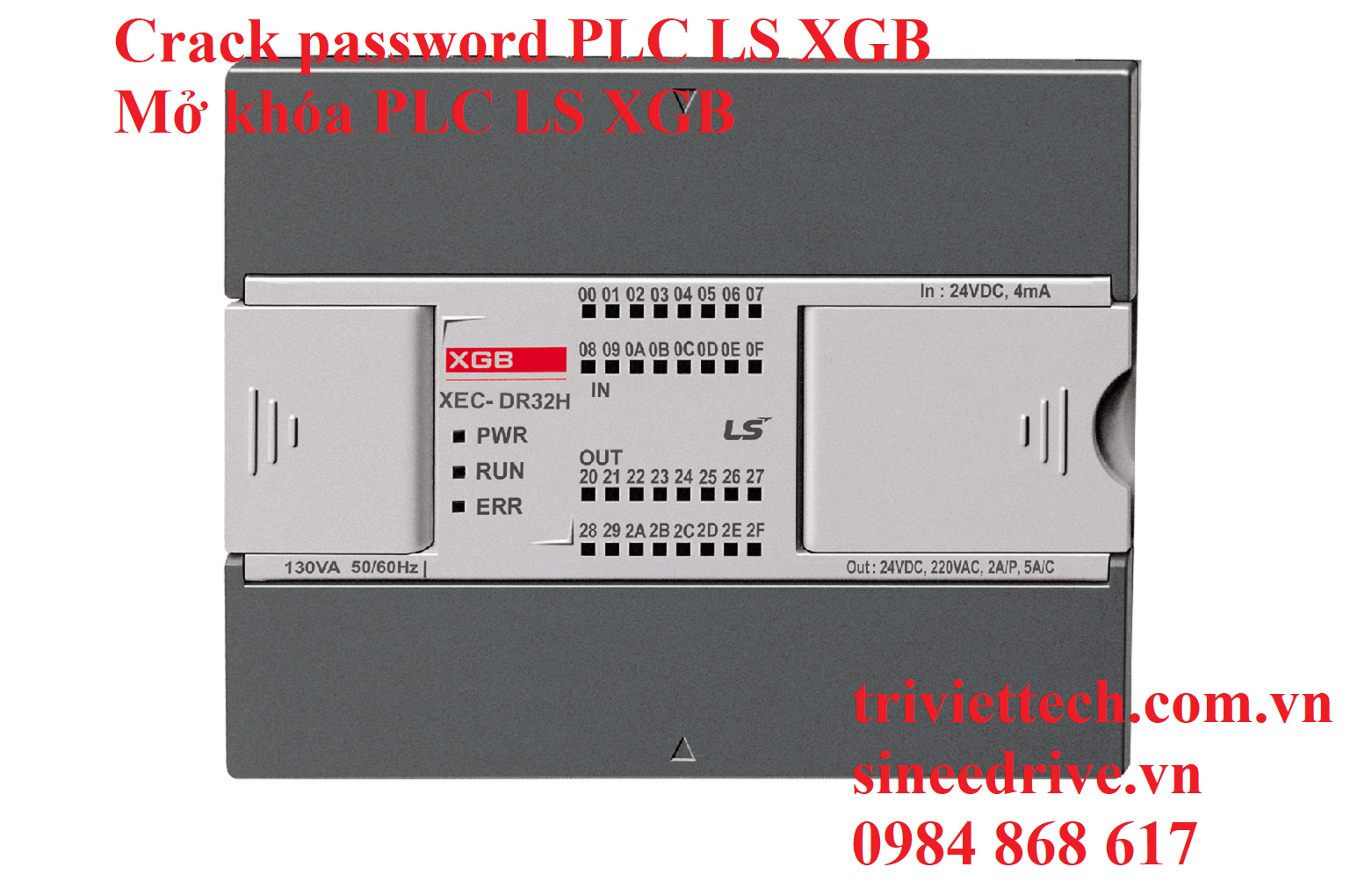 Unlock/Crack password PLC LS XGB