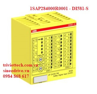 Module PLC ABB 1SAP284000R0001-DI581-S