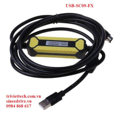 Cáp lập trình PLC Mitsubishi USB-SC09-FX
