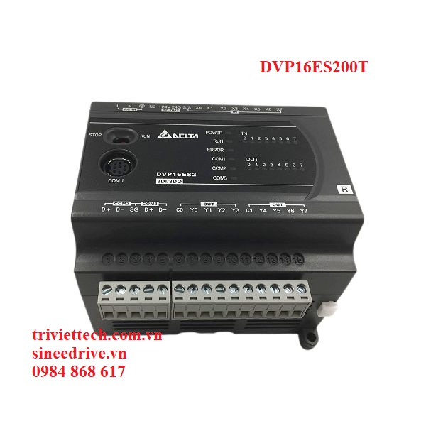 Bộ lập trình PLC Delta DVP16ES200T 5 Bộ lập trình PLC Delta DVP16ES200T