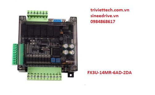Board lập trình PLC Mitsubishi FX3U-14MR-6AD-2DA 5 Board lập trình PLC Mitsubishi FX3U-14MR-6AD-2DA