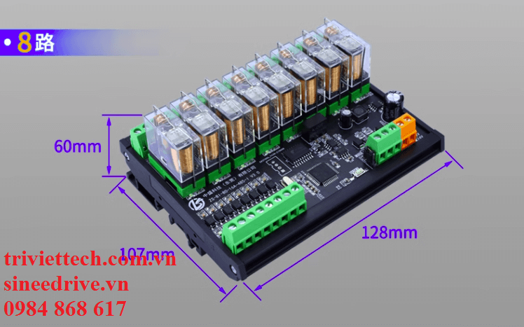 Module Relay trung gian 32 kênh 16A 4 module tiep suc 16A