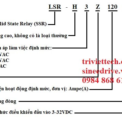 SSR loại thường đóng LSR-3Z16BD3 11 LSR H3Z15BD3