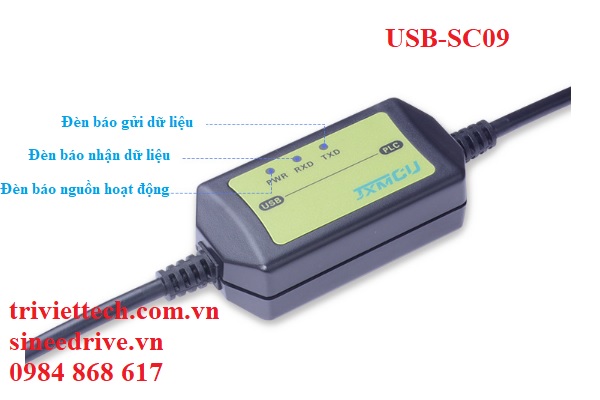 Cáp lập trình PLC Mitsubishi USB-SC09 7 USB SC09 0