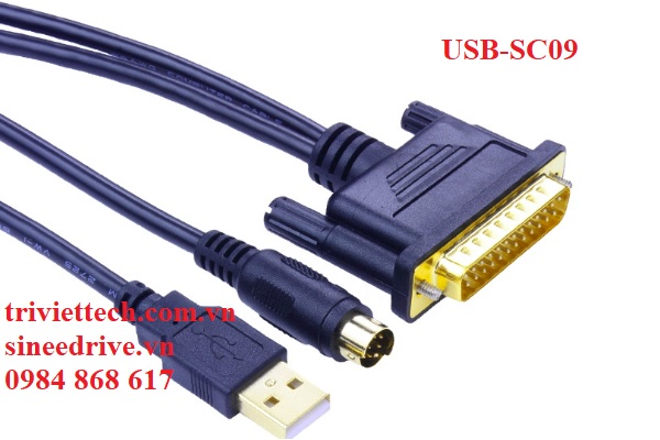 Cáp lập trình PLC Mitsubishi USB-SC09 9 USB SC09 2