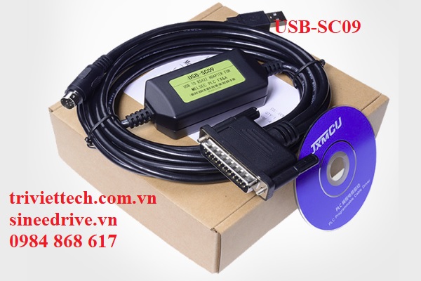 Cáp lập trình PLC Mitsubishi USB-SC09 20 USB SC09
