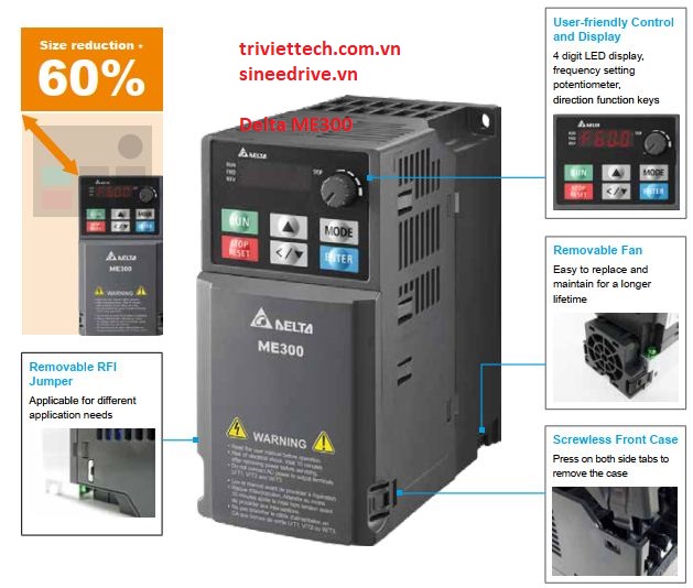 Bien tan Delta ME300 series