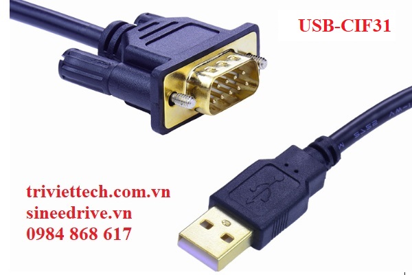 Cáp lập trình PLC Omron USB-CIF31 4 CS1W CIF31 0