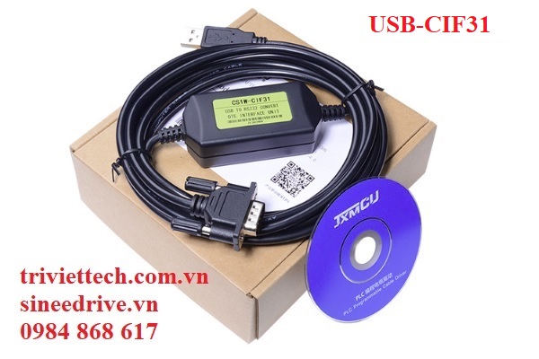 Cáp lập trình PLC Omron USB-CIF31 7 cap-lap-trinh-PLC-Omron-USB-CIF31