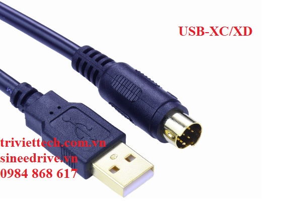 Cáp lập trình PLC Xinjie USB-XC/XD 5 USB XC XD 2