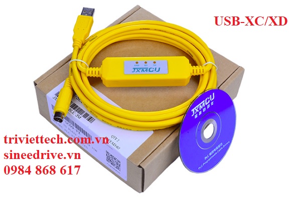Cáp lập trình PLC Xinjie USB-XC/XD 8 USB XC XD 5
