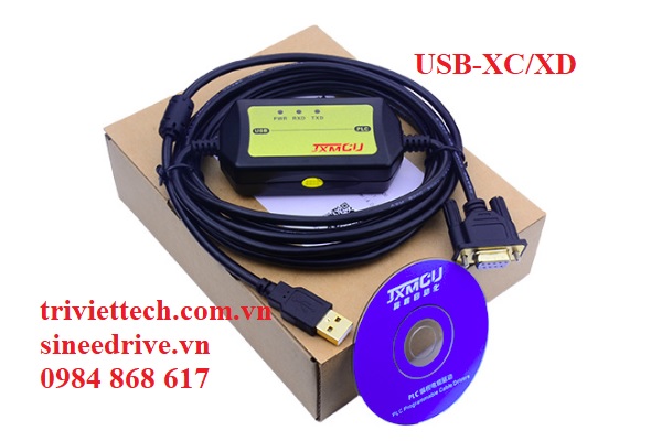 Cáp lập trình PLC Xinjie USB-XC/XD 9 USB XC XD 6