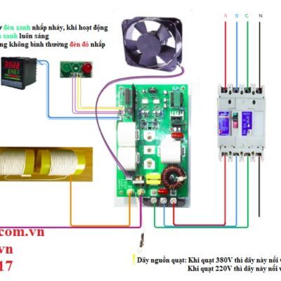 Board nhiệt điện từ 8kW 8 tu dieu khien nhiet tu 8 10KW 0