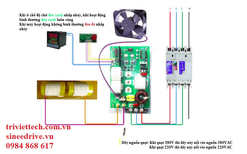 Board nhiệt điện từ 8kW 5 tu dieu khien nhiet tu 8 10KW 0