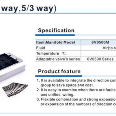 Đế van Airtac 6V 7 2 13