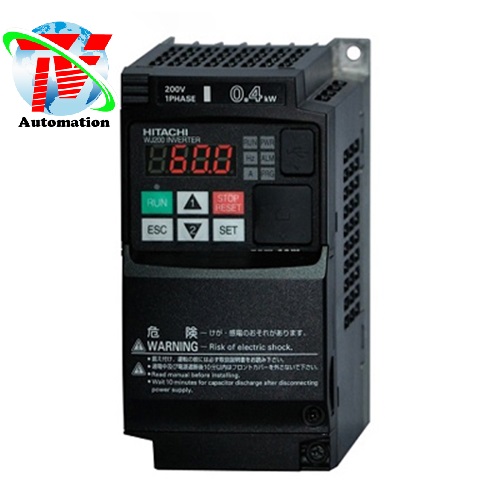 Biến tần Hitachi WJ200N-022SFC 2.2kW 3HP 1 Pha 220V 2 Biến tần Hitachi WJ200N-007SFC 0.75kW 1HP 1 Pha 220V