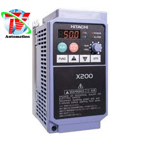 Biến tần Hitachi X200-022SFEF 2.2kW 1 Pha 220V 2 Biến tần Hitachi X200-075HFEF 7.5kW 3 Pha 380V