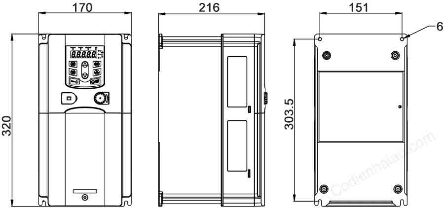 bien tan invt gd200a 011g 015p s24 11kw vao 1 pha ra 3 pha 380v