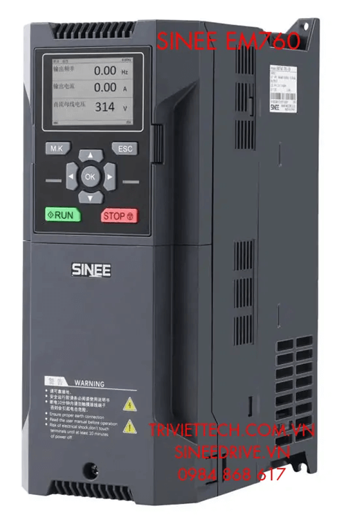 Biến tần SINEE EM760-1R5G/2R2P-3B 4 Biến tần SINEE EM760-2R2G/3R0P-3B